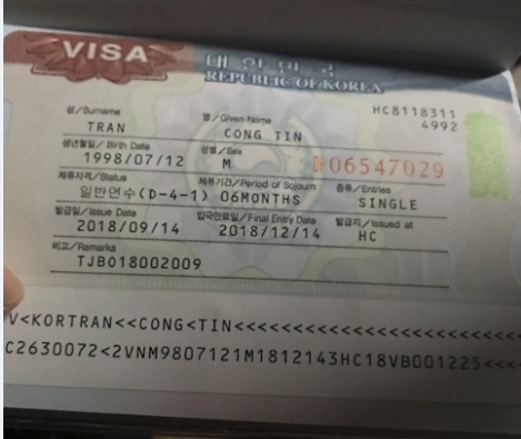 visa công tin